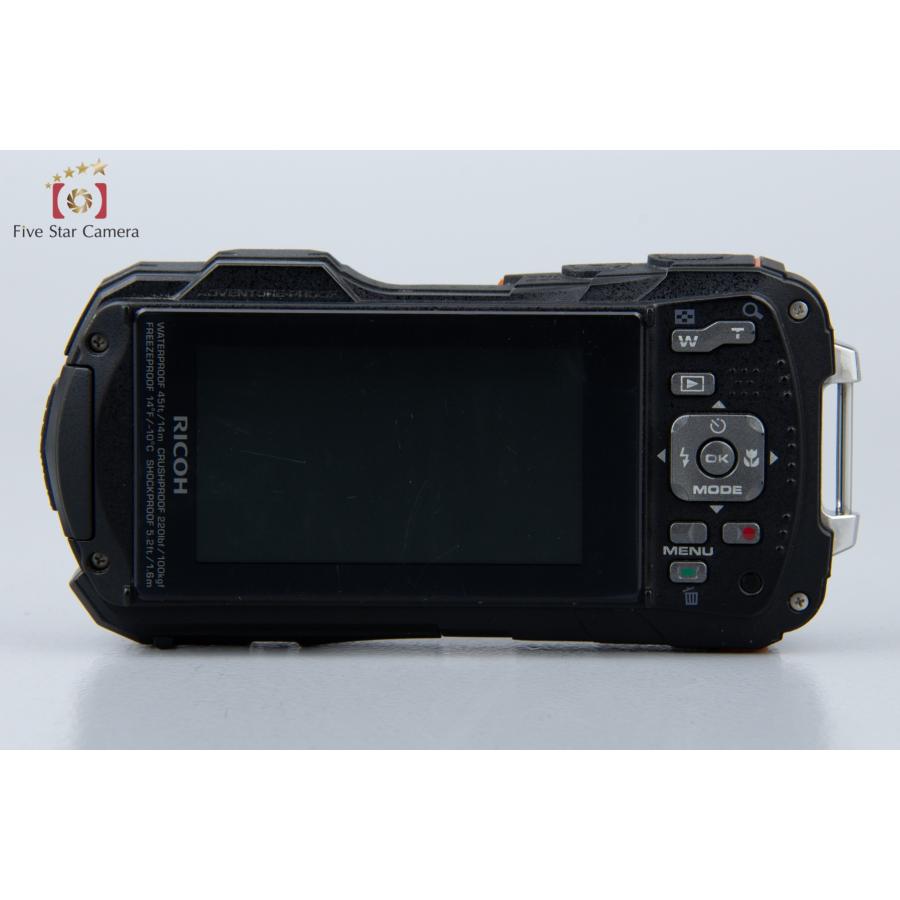 【中古】RICOH リコー WG-50 オレンジ 防水デジタルカメラ シャッター回数僅少｜five-star-camera｜05