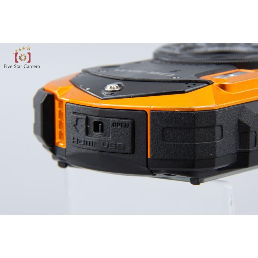 【中古】RICOH リコー WG-50 オレンジ 防水デジタルカメラ シャッター回数僅少｜five-star-camera｜07