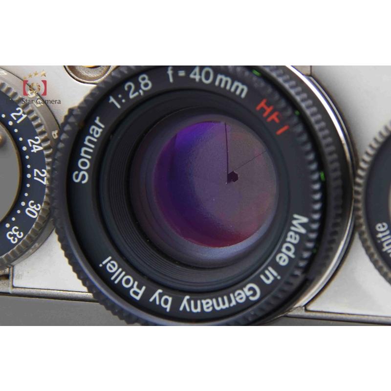 【中古】Rollei ローライ 35 Classic Titanium コンパクトフィルムカメラ｜five-star-camera｜14