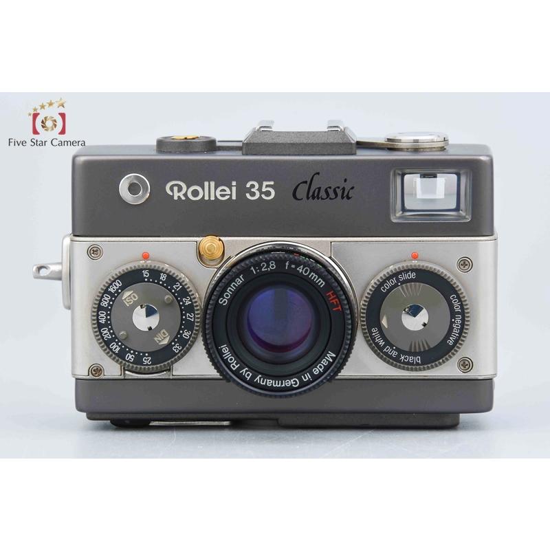 【中古】Rollei ローライ 35 Classic Titanium コンパクトフィルムカメラ｜five-star-camera｜03