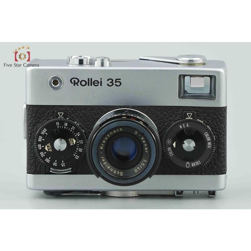 【中古】Rollei ローライ 35 シルバー コンパクトフィルムカメラ｜five-star-camera｜04