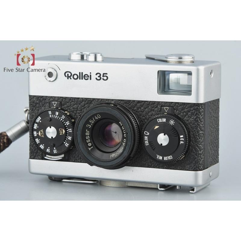 中古】Rollei ローライ 35 シルバー コンパクトフィルムカメラ : 中古