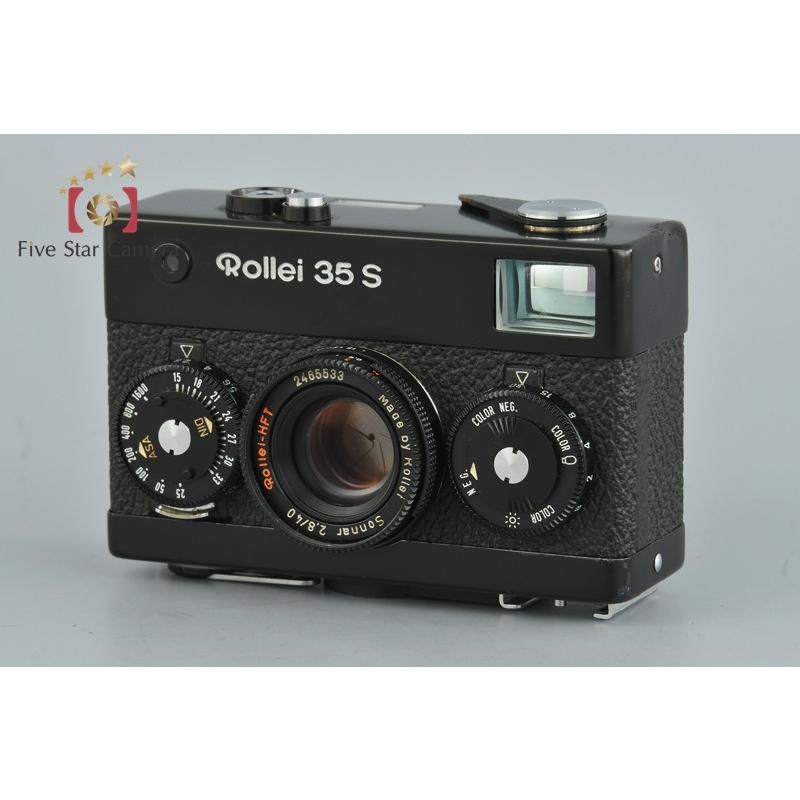 【中古】Rollei ローライ 35S ブラック コンパクトフィルムカメラ :rollei-35s-bk-0219-:中古カメラのファイブ