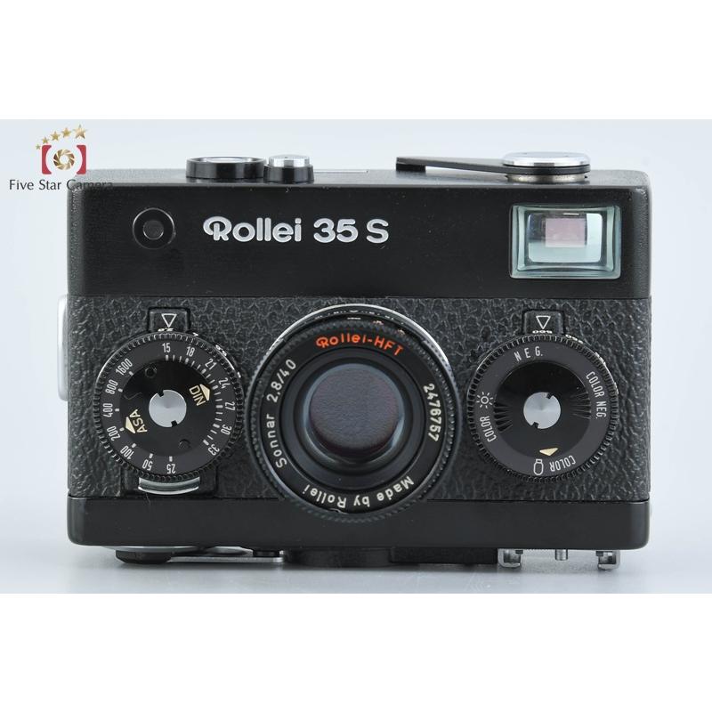 中古】Rollei ローライ 35S ブラック コンパクトフィルムカメラ
