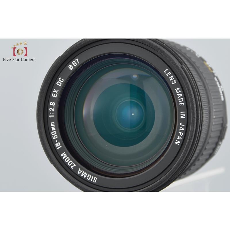 シグマ（SIGMA） 【中古】SIGMA 18-50mm f/2.8 EX D DC ニコン用 元箱 