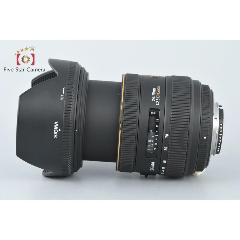 中古】SIGMA シグマ 24-70mm f/2.8 EX DG HSM ニコン用 : sigma-2470 