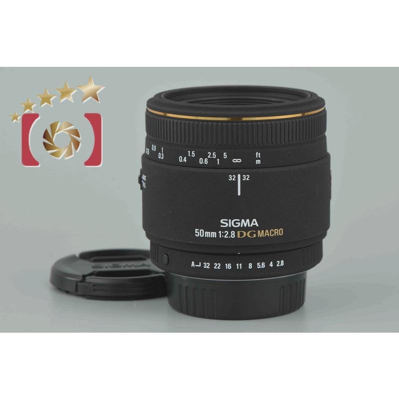 シグマ 【中古】SIGMA 50mm f/2.8 EX DG MACRO ペンタックス用 : 中古