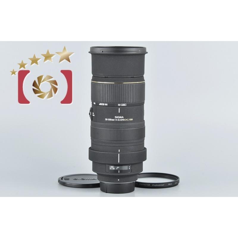 中古】SIGMA シグマ APO 50-500mm F4-6.3 EX DG HSM ニコン用 : sigma