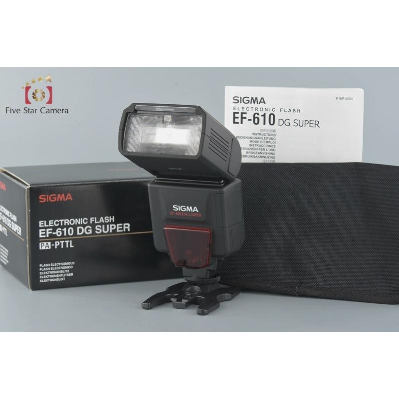 シグマ 【中古】SIGMA ELECTRONIC FLASH EF-610 DG SUPER PA-PTTL ペンタックス用 : 中古カメラの ...