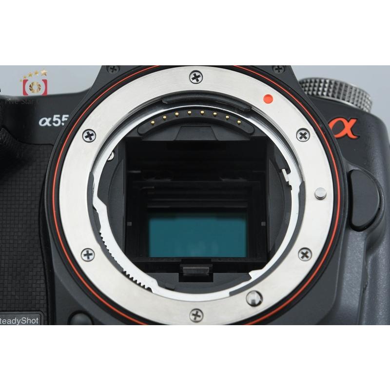 SONY（ソニー） 【中古】SONY α55 ズームレンズキット SLT-A55V : 中古