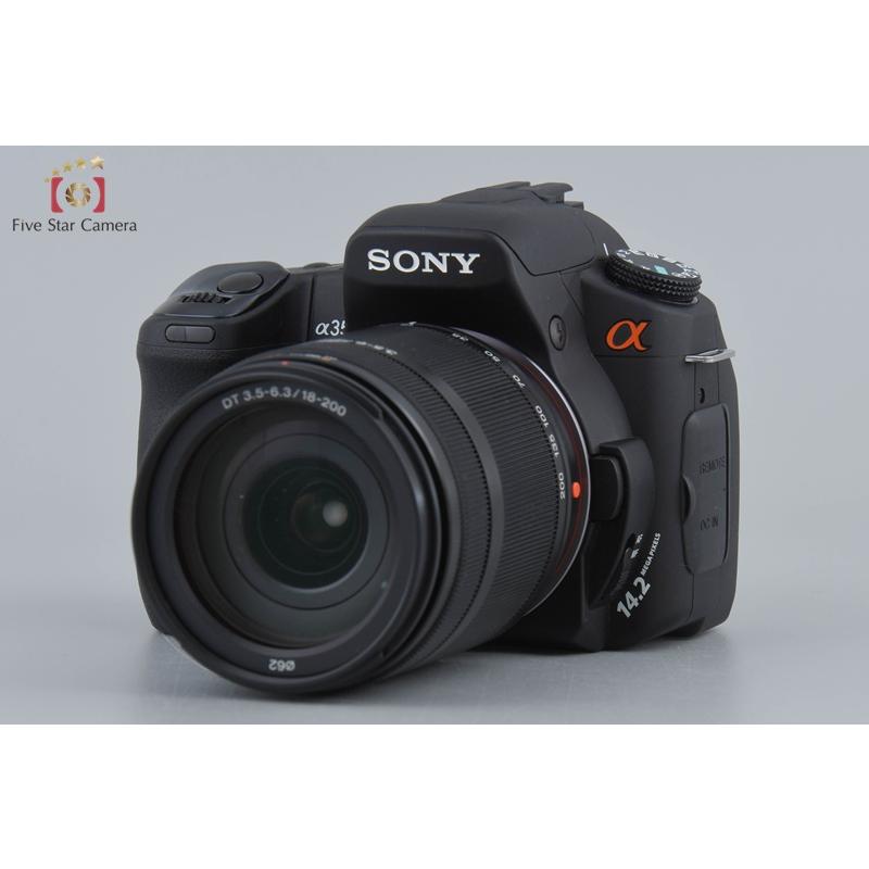ソニー　一眼レフカメラ　DSLR-A350 レンズ　3.5-6.3/18-200 SONY 【中古】SONY ソニー α350 DSLR-A350 + DT 18-200mm f/3.5