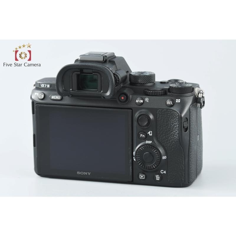 【中古】SONY α7 III ミラーレス一眼カメラ SONY（ソニー） 【中古】SONY α7III ILCE-7M3 ブラック ミラーレス一眼