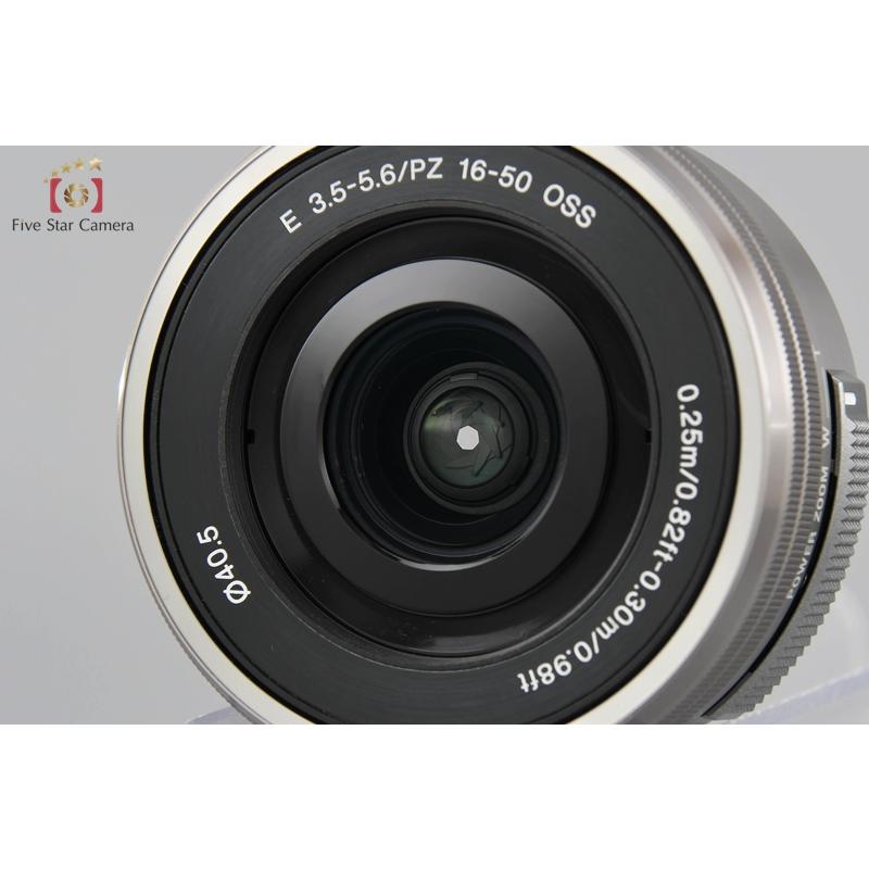 [SONY] α NEX-5R パワーズームレンズキット　美品‼️ 中古】SONY ソニー α NEX-5R パワーズームレンズキット シルバー