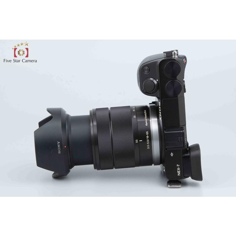 SONY 【中古】SONY ソニー α NEX-7 ズームレンズキット ブラック SONY 【中古】SONY ソニー α NEX-7 ズームレンズキット ブラック