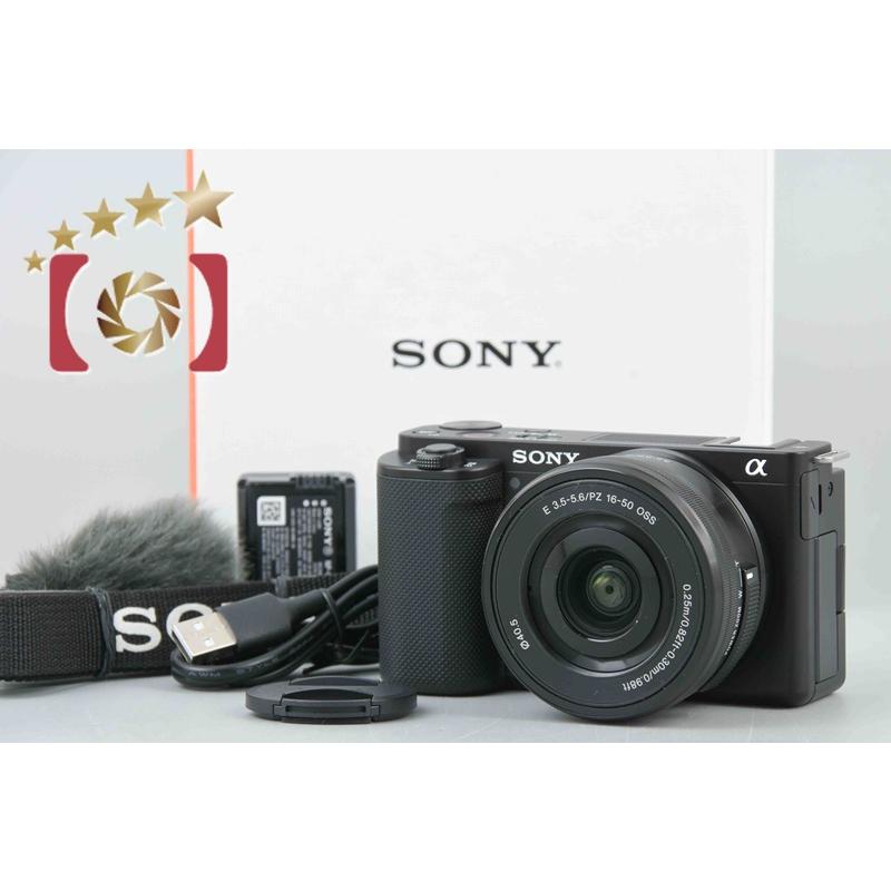 【中古】SONY ソニー α VLOGCAM ZV-E10 パワーズームレンズキット ブラック シャッター回数僅少 元箱付き SONY（ソニー） 【中古】SONY α VLOGCAM ZV-E10 パワーズームレンズ