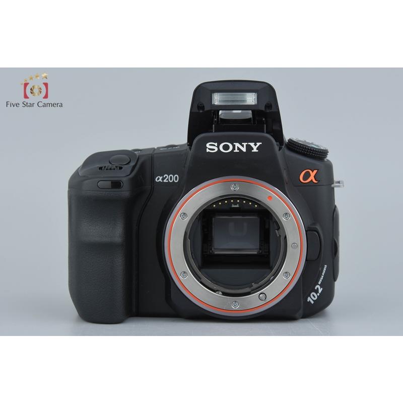 SONY 【中古】SONY ソニー α200 DSLR-A200 ダブルズームレンズ SONY 【中古】SONY ソニー α200 DSLR-A200 ダブルズームレンズ