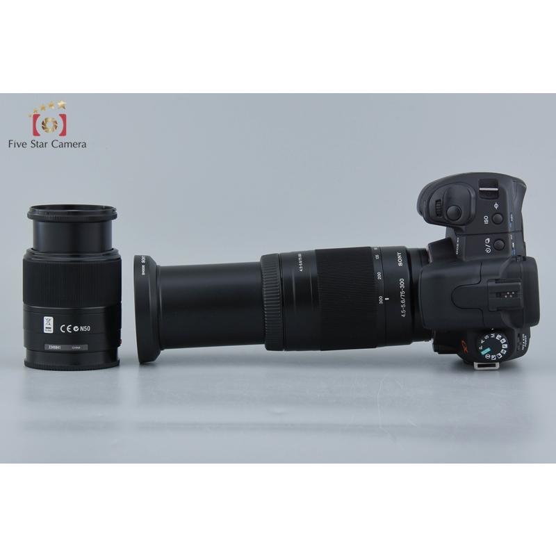 SONY 【中古】SONY ソニー α200 DSLR-A200 ダブルズームレンズ SONY 【中古】SONY ソニー α200 DSLR-A200 ダブルズームレンズ