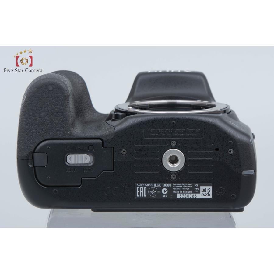 SONY 【中古】SONY ソニー α3000 ILCE-3000 ブラック 海外版 SONY 【中古】SONY ソニー α3000 ILCE-3000 ブラック 海外版