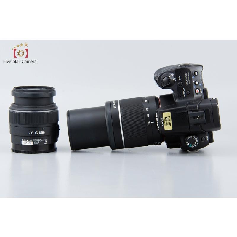SONY α37 ダブルレンズセット SONY 【中古】SONY ソニー α37 SLT-A37 ダブルズームレンズ