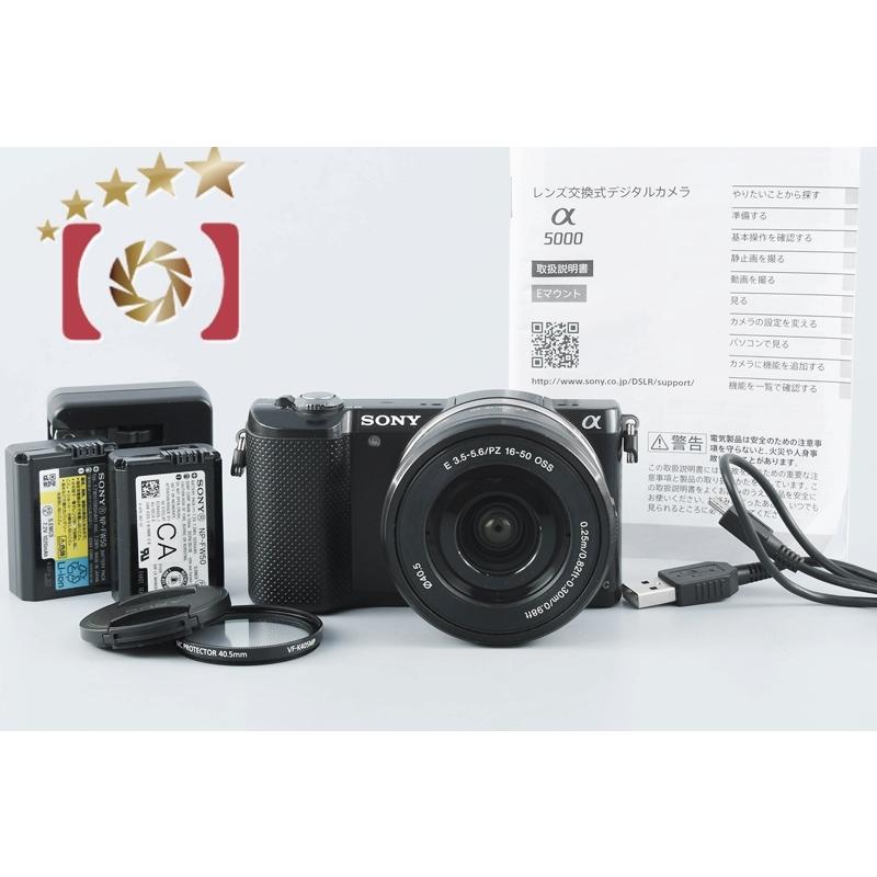 中古】SONY ソニー α5000 ILCE-5000L パワーズームレンズキット 