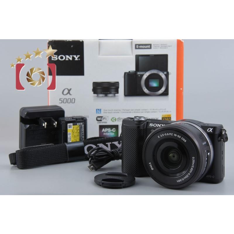 中古】SONY ソニー α5000 ILCE-5000L パワーズームレンズキット 