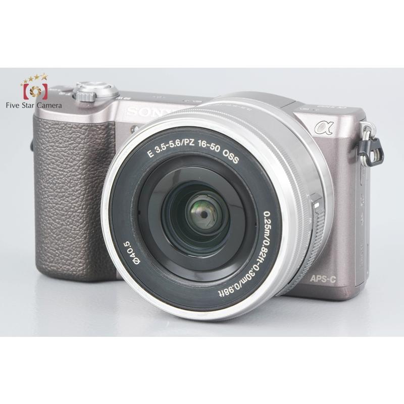 SONY α5100 ILCE-5100Y デジタルカメラ ブラウン 未使用級 ソニー、179点のAFセンサーを搭載したミラーレス一眼「α5100