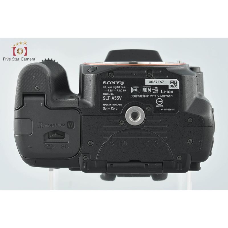 SONY 【中古】SONY ソニー α55 SLT-A55V デジタル一眼レフカメラ SONY 【中古】SONY ソニー α55 SLT-A55V デジタル一眼レフカメラ