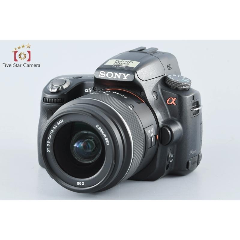 【中古】SONY ソニー α55 ダブルズームレンズキット SLT-A55V 元箱付｜five-star-camera｜02