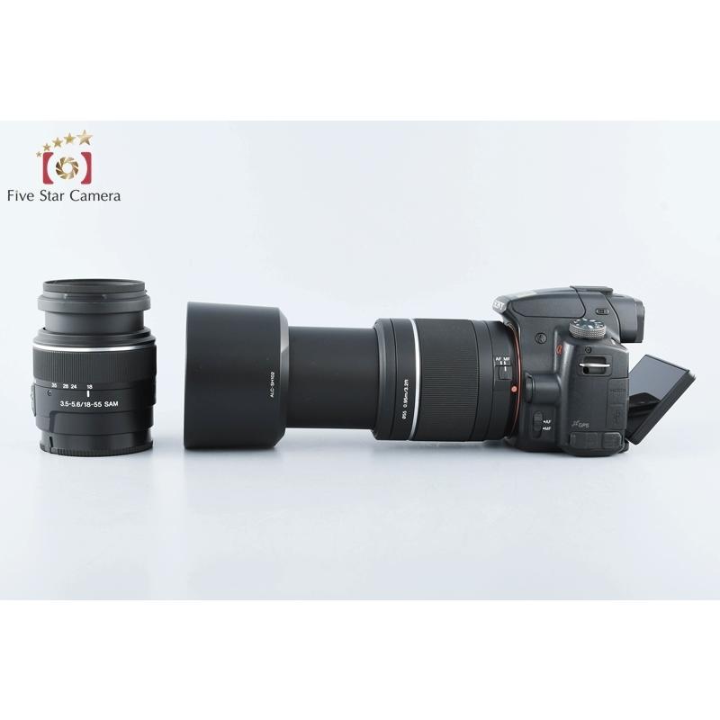 SONY α55 デジタル一眼レフカメラ ダブルズームレンズキット ソニー(SONY)|α55 ダブルズームレンズキット|HARDOFFオフモール