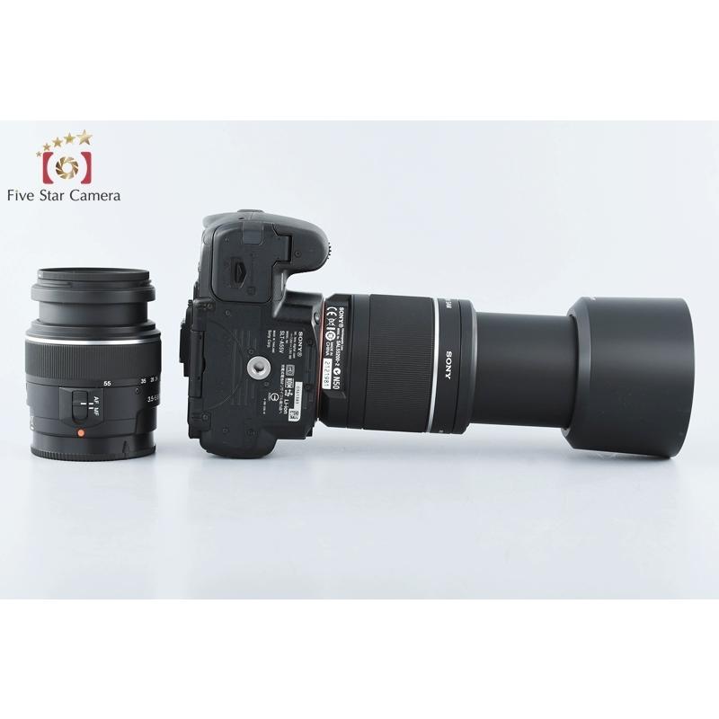 【中古】SONY ソニー α55 ダブルズームレンズキット SLT-A55V 元箱付｜five-star-camera｜09