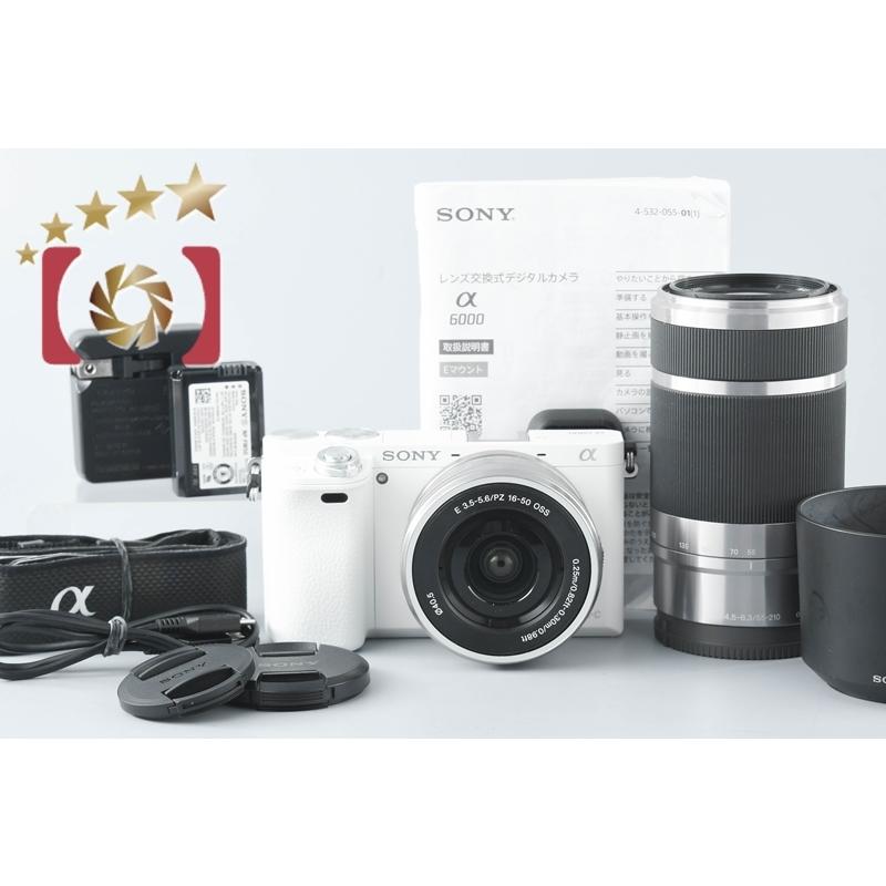 SONY 【中古】SONY ソニー α6000 ILCE-6000Y ダブルズームレンズキット 