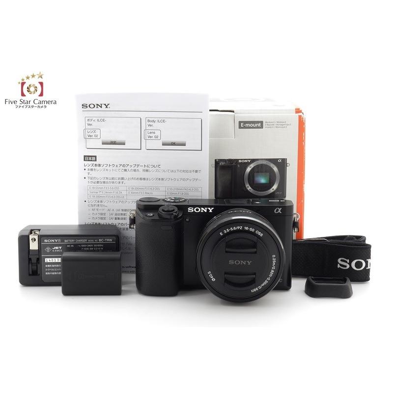 【中古】SONY ソニー α6000 ILCE-6000L パワーズームレンズキット ブラック :sony-a6000-1650-1221-:中古カメラのファイブスターカメラ - 通販 - Yahoo!ショッピング 人気の雑貨 SONY ILCE-6000L-B ミラーレス a6000 デジタルカメラ