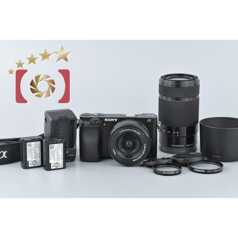 中古】SONY ソニー α6000 ILCE-6000Y ダブルズームレンズキット 