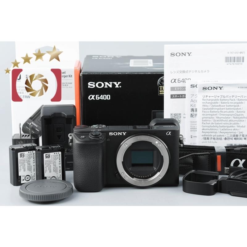 SONY ILCE−6400 α6400 一眼カメラ 別売レンズカバー付き 【公式通販】