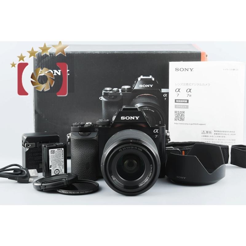 SONY 【中古】SONY ソニー α7 ILCE-7 ズームレンズキット : 中古 SONY 【中古】SONY ソニー α7 ILCE-7 ズームレンズキット : 中古