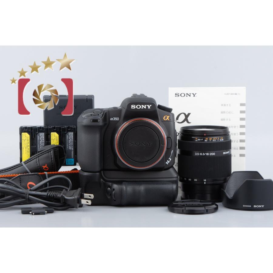 ソニー　一眼レフカメラ　DSLR-A350 レンズ　3.5-6.3/18-200 SONY（ソニー） 【中古】SONY α350 DSLR-A350 + DT 18-200mm f/3.5-6.3