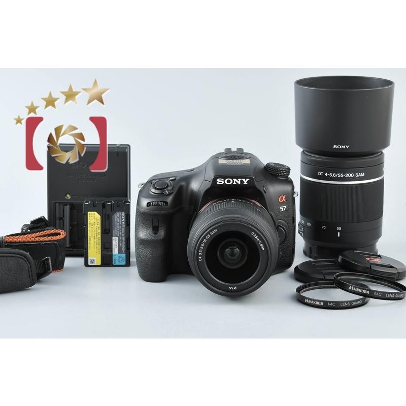 特売 SONY ソニー α57 ダブルズームレンズキット SLT-A57Y
