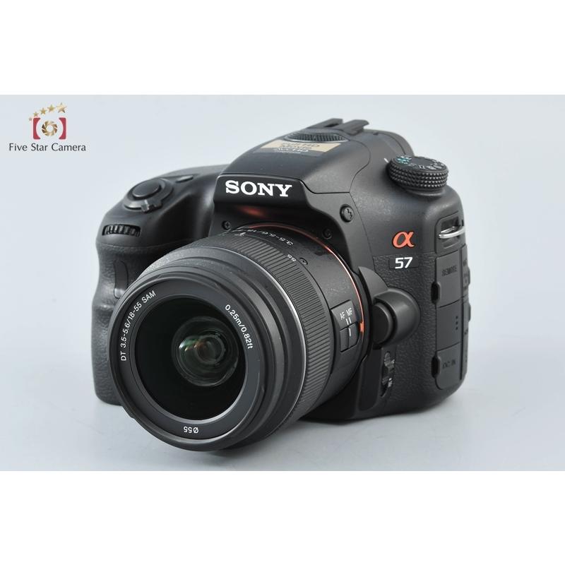 ブランド品ブランド品SONY ソニー α57 ダブルズームレンズキット SLT