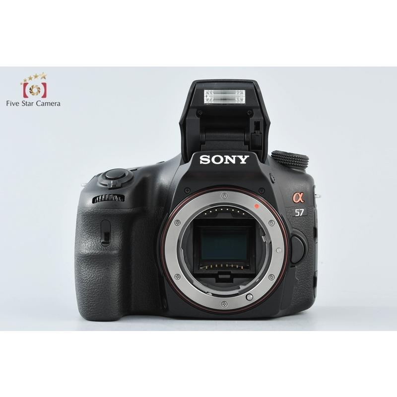 ブランド品ブランド品SONY ソニー α57 ダブルズームレンズキット SLT
