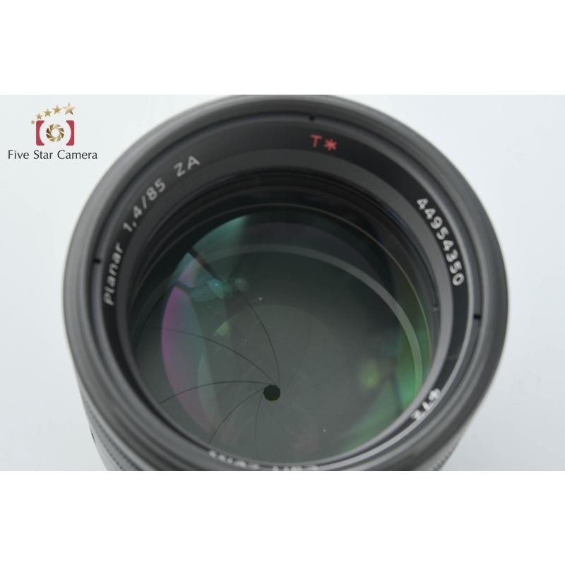 【中古】SONY ソニー Carl Zeiss Planar 85mm f/1.4 ZA T* SAL85F14Z SONY（ソニー） 【中古】SONY Carl Zeiss Planar 85mm f/1.4 ZA T