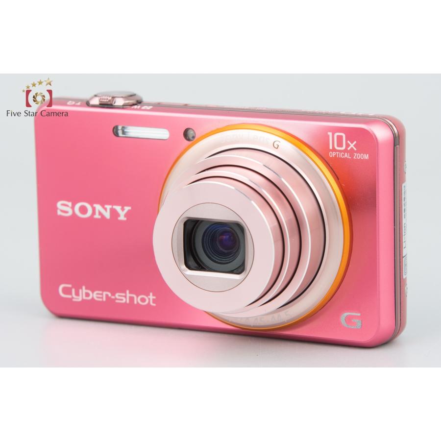 【中古】SONY ソニー Cyber-shot DSC-WX100 ピンク コンパクトデジタルカメラ｜five-star-camera｜02