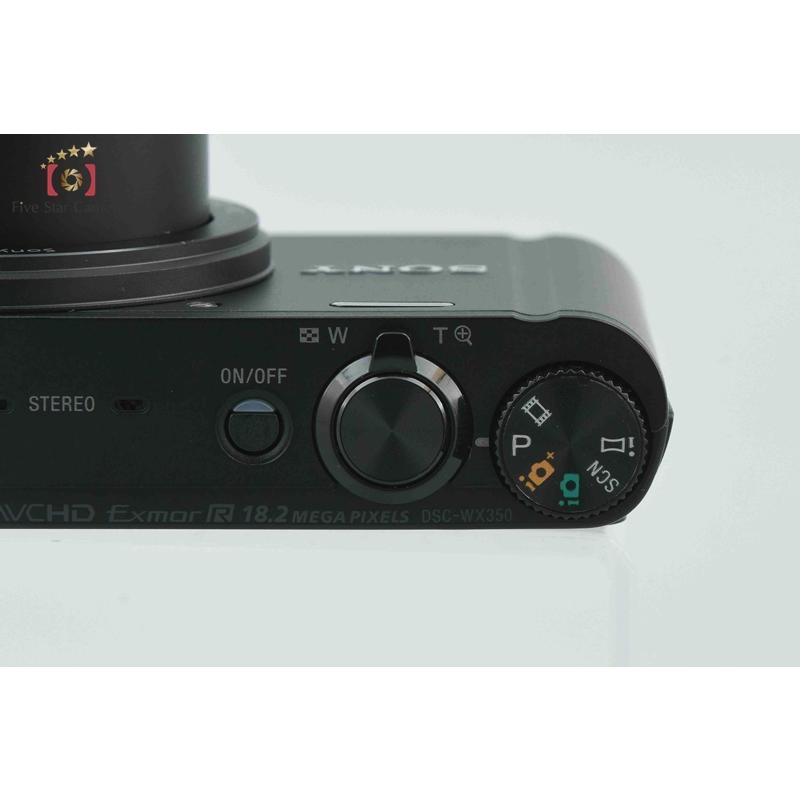 【中古】SONY ソニー Cyber-shot DSC-WX350 ブラック コンパクトデジタルカメラ｜five-star-camera｜11