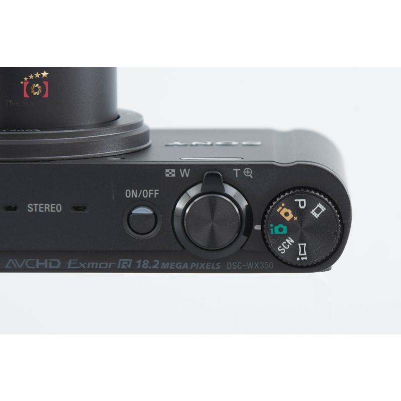 【中古】SONY ソニー Cyber-shot DSC-WX350 ブラック コンパクトデジタルカメラ｜five-star-camera｜11
