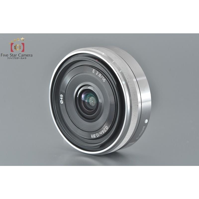 SONY（ソニー） 【中古】SONY E 16mm f/2.8 SEL16F28 : 中古カメラの