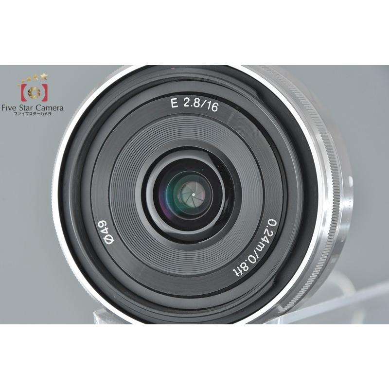 SONY（ソニー） 【中古】SONY E 16mm f/2.8 SEL16F28 : 中古カメラの