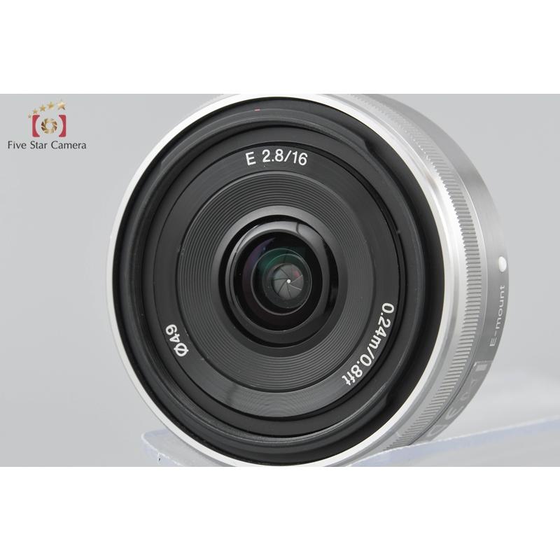 SONY（ソニー） 【中古】SONY E 16mm f/2.8 SEL16F28 : 中古カメラの