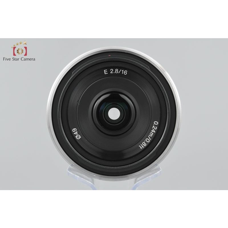 SONY（ソニー） 【中古】SONY E 16mm f/2.8 SEL16F28 : 中古カメラの