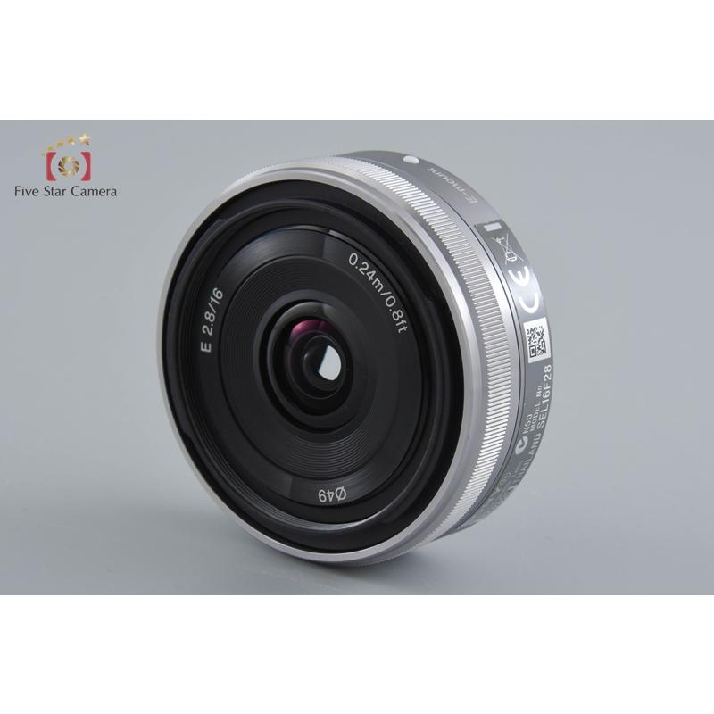 SONY（ソニー） 【中古】SONY E 16mm f/2.8 SEL16F28 : 中古カメラの 