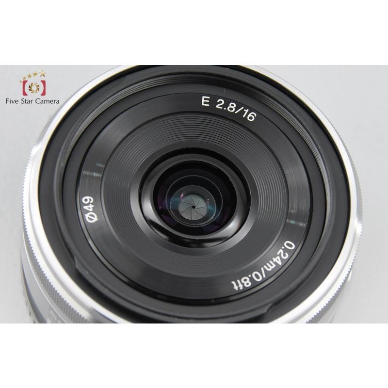 SONY（ソニー） 【中古】SONY E 16mm f/2.8 SEL16F28 : 中古カメラの