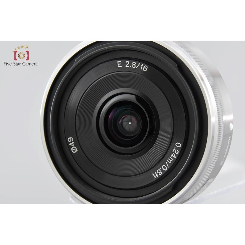 SONY（ソニー） 【中古】SONY E 16mm f/2.8 SEL16F28 : 中古カメラの